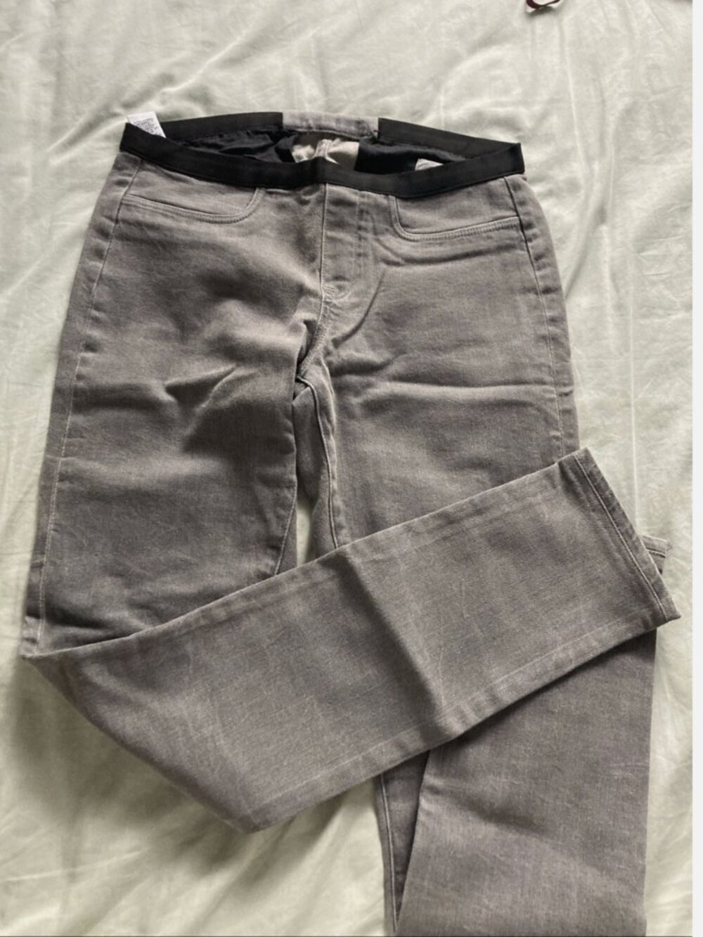 Helmut Lang Womens Jeans Skinny Jeggings Size 26 Gray Color Pull On Style